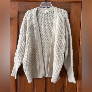 Universal Thread Tan/Oatmeal Color Open-Front Cardigan